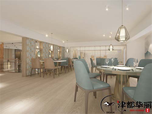 西吉穆澜阁餐厅设计方案鉴赏|简约的设计风格也可以诠释不同的空间品位