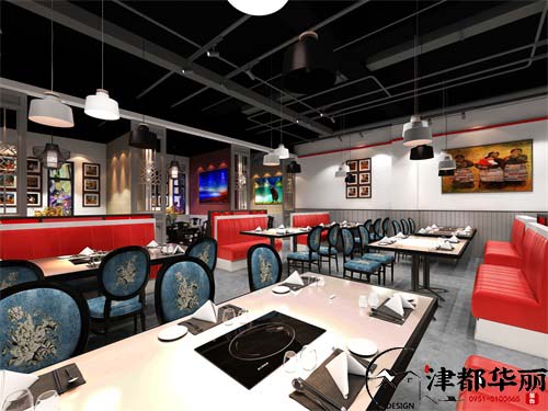 西吉藏牛羊火锅店设计方案鉴赏|西吉火锅店设计装修公司推荐