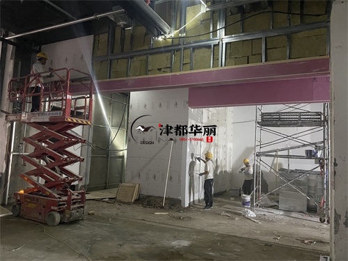 西吉装修公司|西吉壹缘商业广场装修施工进度