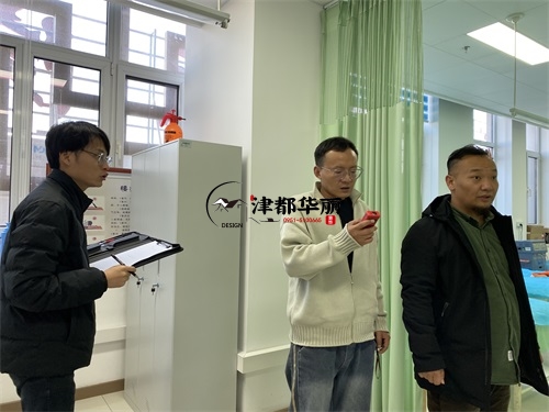 西吉银川装修公司|西吉某院装修改造施工现场复尺 