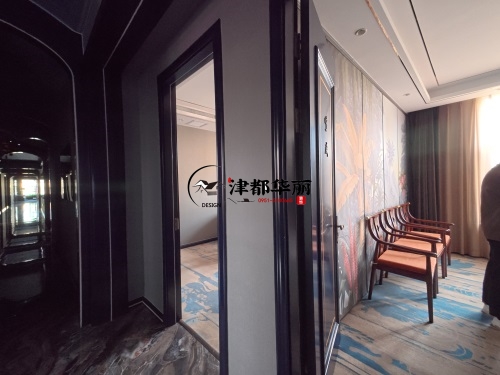 西吉设计装修公司|西吉涂涂会所设计装修现场量尺