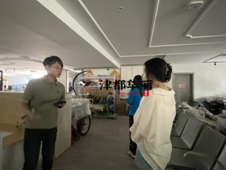 西吉装修公司|西吉鑫乐康养店改造设计装修项目现场勘察