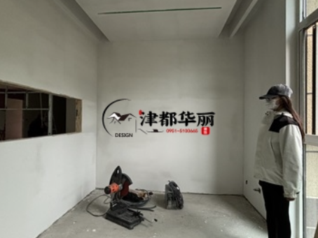 西吉装修公司|西吉音一办公室装修项目现场巡检