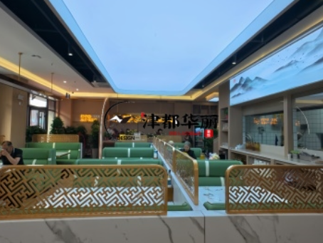 西吉装修公司推荐|西吉预海餐厅设计装修实景落地