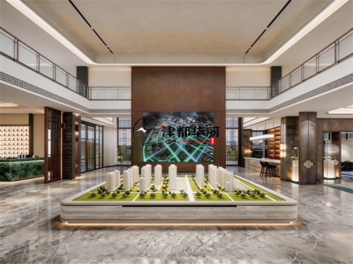 西吉售楼营销中心装修设计项目|津都华丽设计