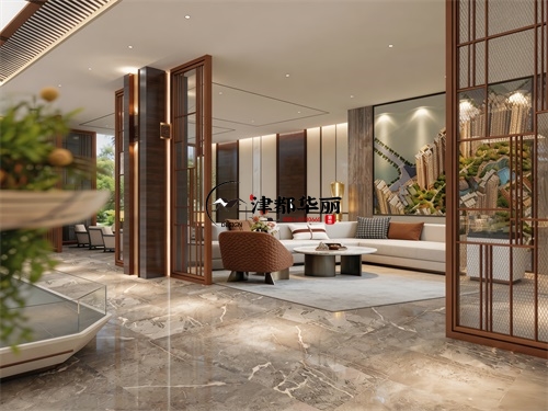 西吉售楼营销中心装修设计项目|津都华丽设计