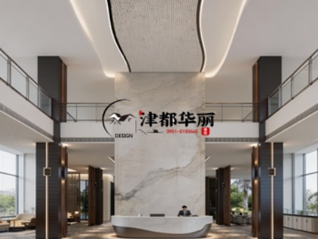 西吉工装装修公司|西吉公园华府售楼营销中心设计装修新理念